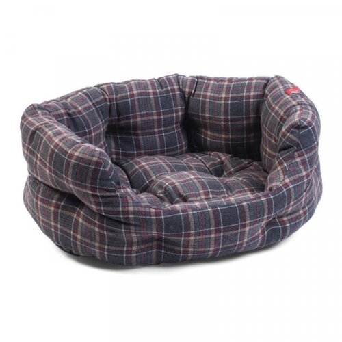 Plaid Oval Bed Large - image 3