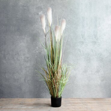 Plume Grass Foxtail White Artificial Plant - image 6