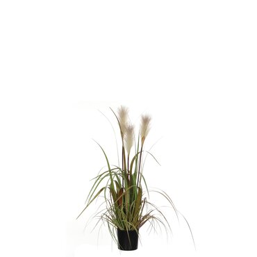 Plume Grass Foxtail White Artificial Plant