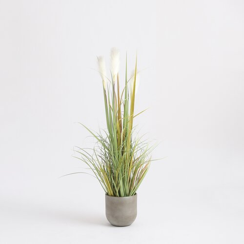 Plume Grass Foxtail White Artificial Plant - image 5