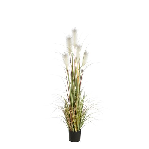 Plume Grass Foxtail White Artificial Plant - image 1