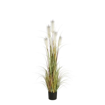 Plume Grass Foxtail White Artificial Plant