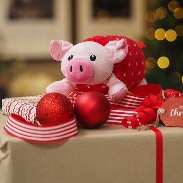 Plush Pig In Blanket PlayPal - image 1