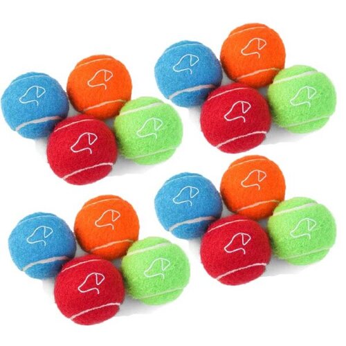 Pooch 6.5cm Tennis Balls Value 12 Pack