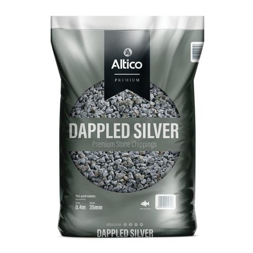Premium Dappled Silver Chippings 12-16mm - image 1