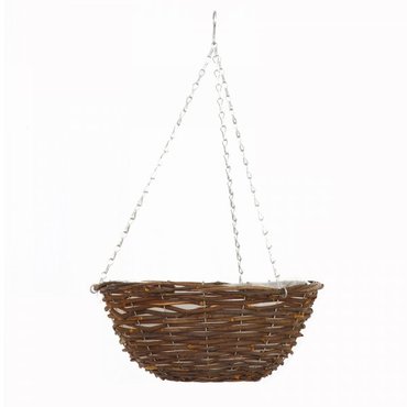 Rattan Hanging Basket 16" - image 1