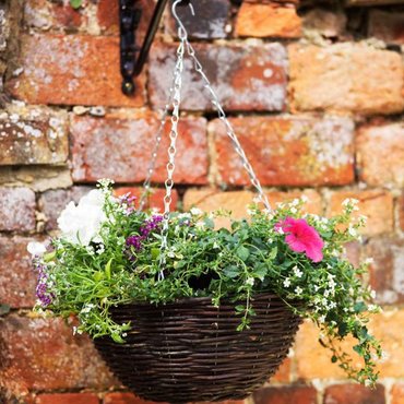 Rattan Hanging Basket 16" - image 2