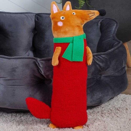 Red Fox Sausage Squeaker Large - image 1