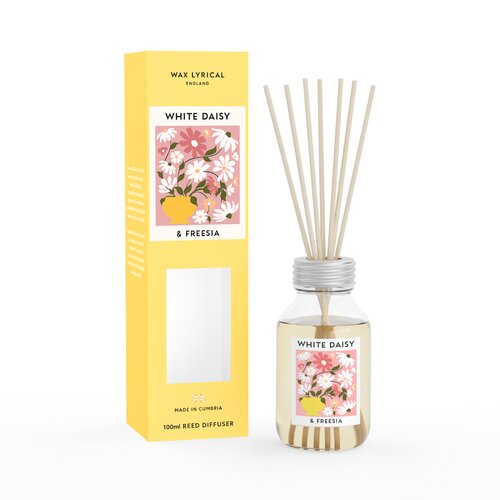 White Daisy & Freesia Reed Diffuser