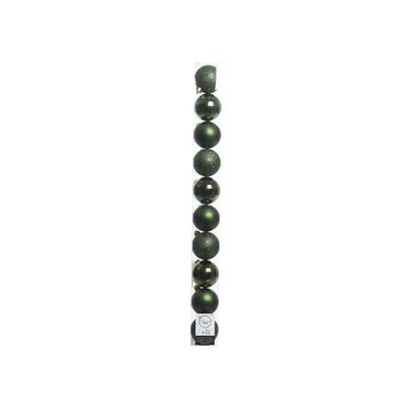 Shatterproof Ball x 10 Pine Green 6cm - image 1