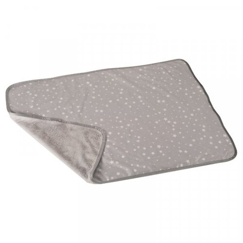 Silver Star Faux Comforter Lge - image 1