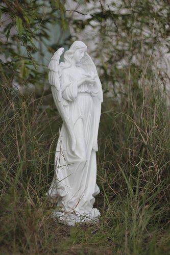 Statue Angel Of Peace Small White