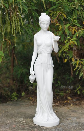 Statue Hebe Goddess White