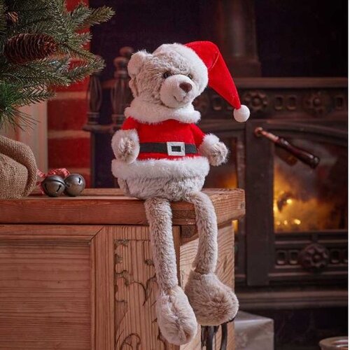 Teddy Santa Seated