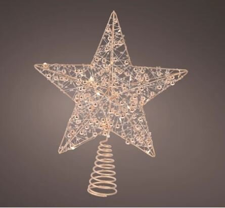 Tree Top Star LED Micro Gold 27cm