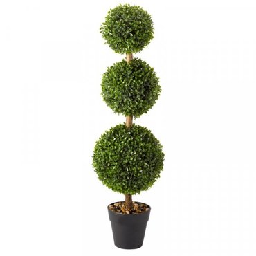 Faux Trio Topiary Tree 80cm - image 2