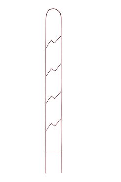 VegTrellis Tower 90cm Red Wine - image 1