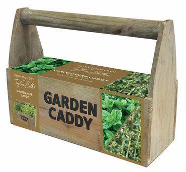 Wooden Garden Caddy Herbs