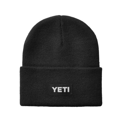 YETI Black Logo Knitted Beanie - image 1