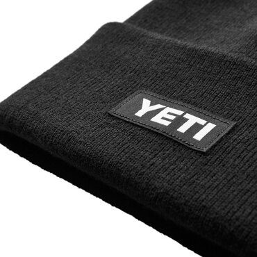YETI Black Logo Knitted Beanie - image 2
