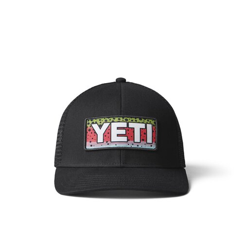 YETI Black Rainbow Trout Trucker Hat - image 1