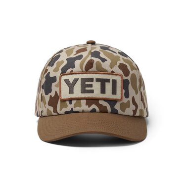 YETI Camo Woven Flat Brim Snapback