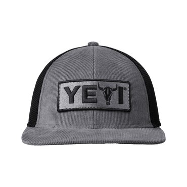 YETI Gray Steer Flat Brim Hat