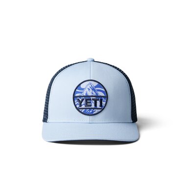 YETI Light Blue Mountain Badge Hat