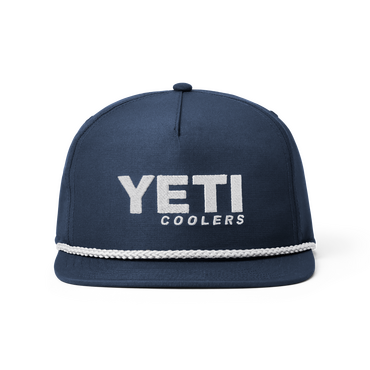 YETI Navy Flat Brim Rope Hat