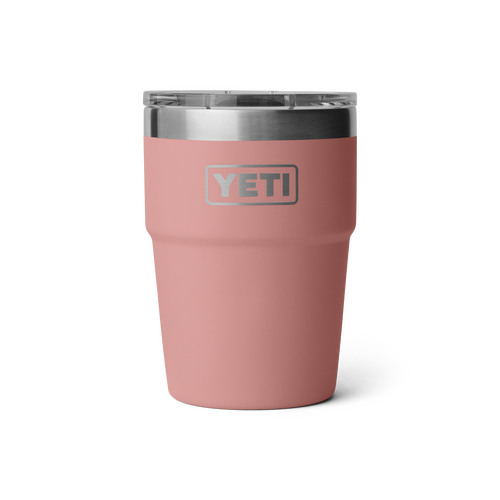 YETI Rambler 16oz Stackable Cup Sandstone Pink