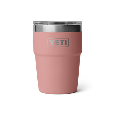 YETI Rambler 16oz Stackable Cup Sandstone Pink