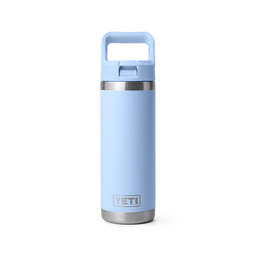 YETI Rambler 18oz Colour Straw Bottle Big Sky Blue