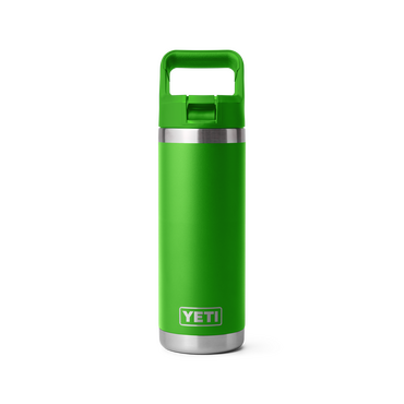 YETI Rambler 18oz Colour Straw Bottle Canopy Green