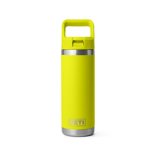 YETI Rambler 18oz Colour Straw Bottle Firefly Yellow