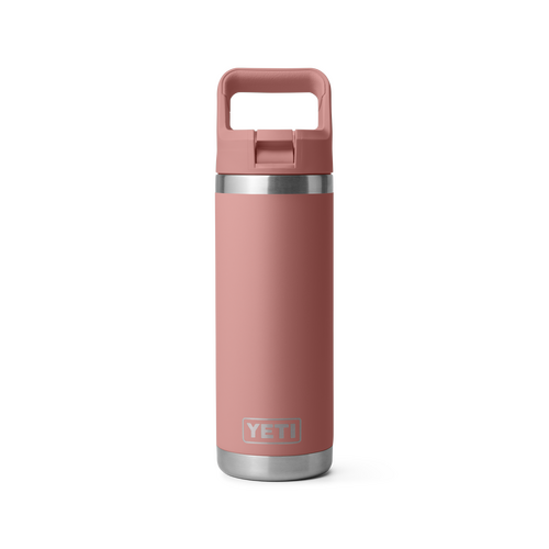 YETI Rambler 18oz colour Straw Bottle Sandstone Pink