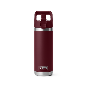 YETI Rambler 18oz colour Straw Bottle Wild Vine Red