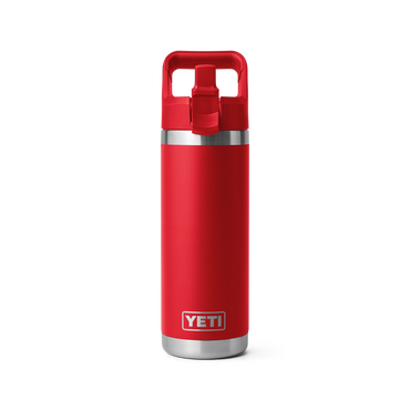 YETI Rambler 18oz Straw Bottle Rescue Red