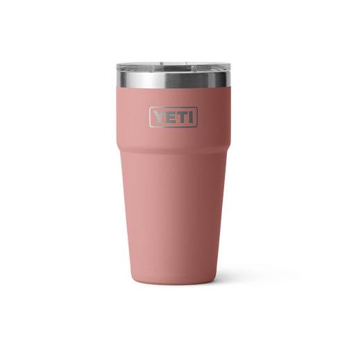 YETI Rambler 20oz Stackable Cup Sandstone Pink