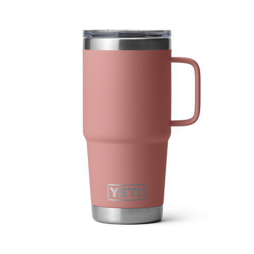 YETI Rambler 20oz Travel Mug Sandstone Pink