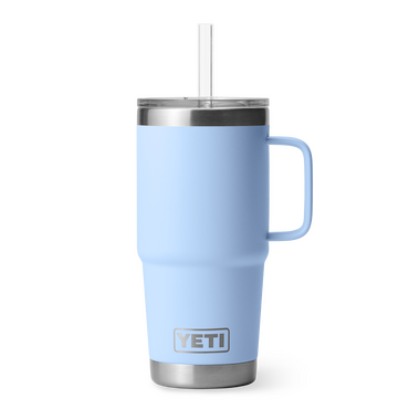 YETI Rambler 25oz Straw Mug Big Sky Blue