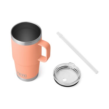 YETI Rambler 25oz Straw Mug Lowcountry Peach - image 2