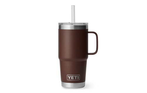 YETI Rambler 25oz Straw Mug Wetlands Brown