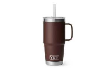 YETI Rambler 25oz Straw Mug Wetlands Brown