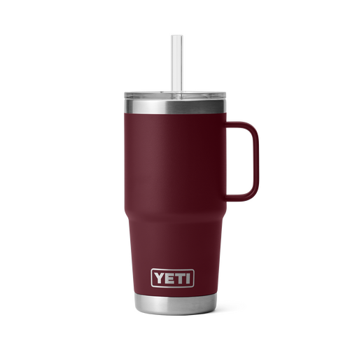 YETI Rambler 25oz Straw Mug Wild Vine Red