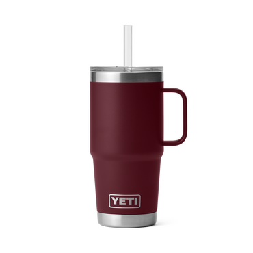 YETI Rambler 25oz Straw Mug Wild Vine Red