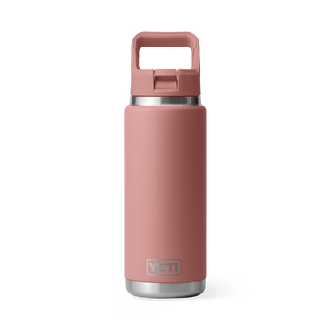 YETI Rambler 26oz colour Straw Bottle Sandstone Pink