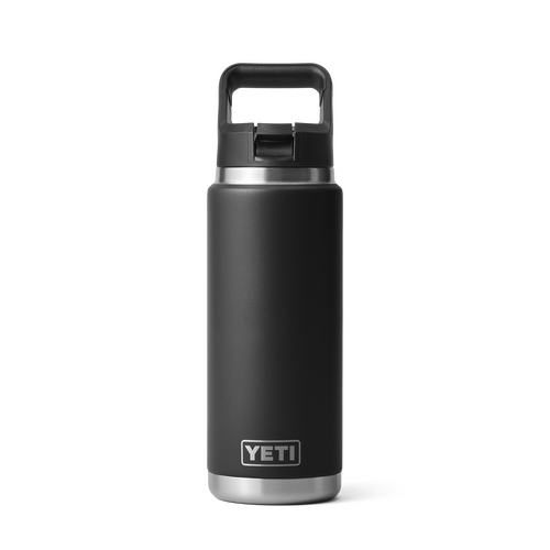 YETI Rambler 26oz Straw Bottle Black