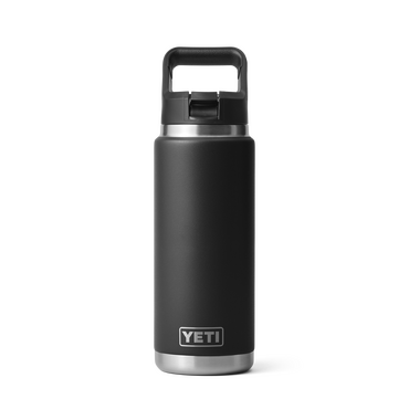 YETI Rambler 26oz Straw Bottle Black