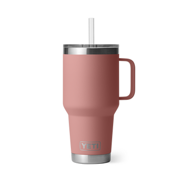 YETI Rambler 35oz Straw Mug Sandstone Pink