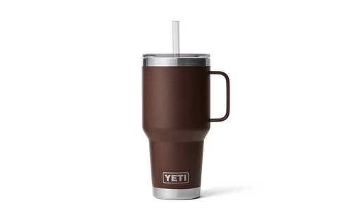 YETI Rambler 35oz Straw Mug Wetlands Brown